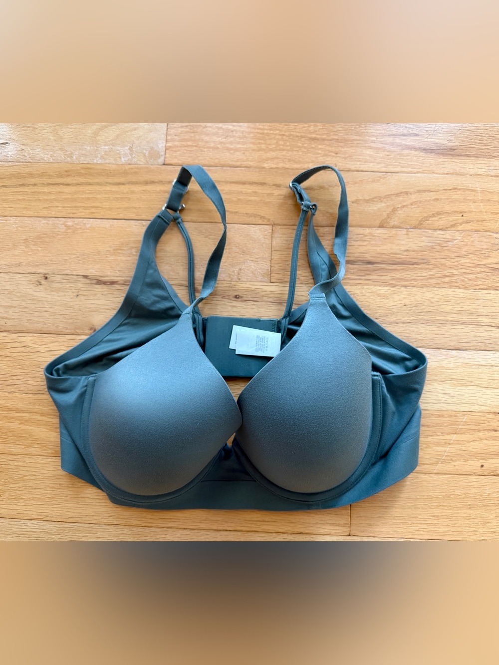 aerie Sunnie Full Coverage Wireless Bra Forest Green 36C